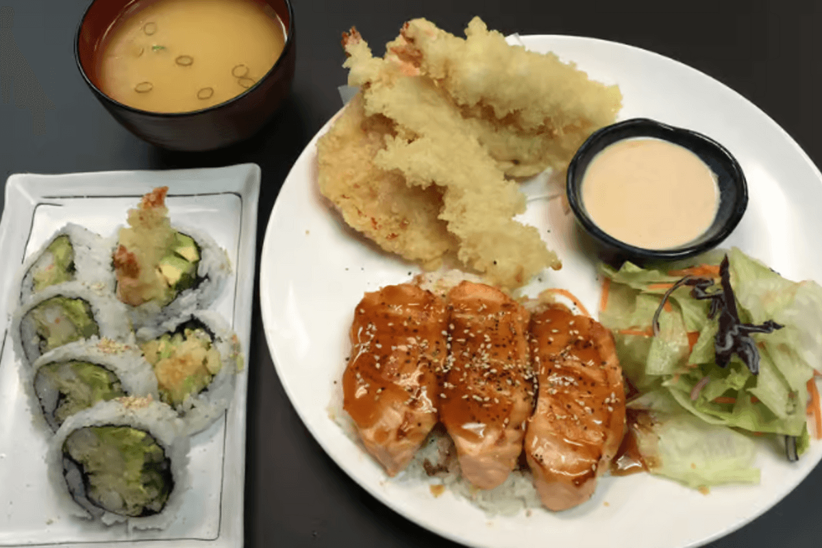 Salmon Teriyaki Combo