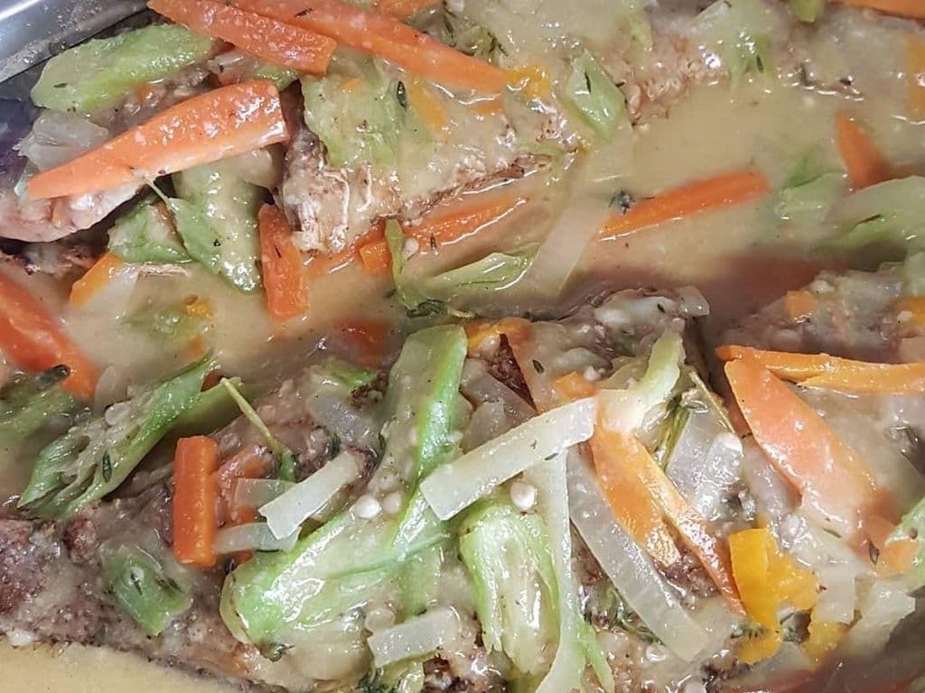 Coconut Steamed Snapper Meal