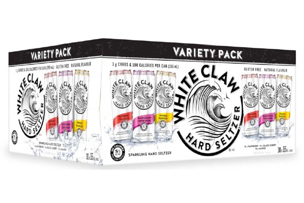 White Claw Variety Pack (30 x 355 ml Cans)