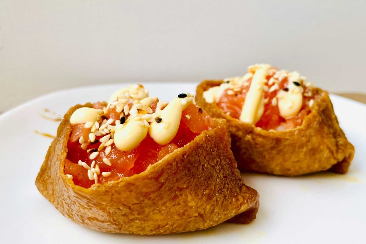 Salmon Bean Curd [2pcs]