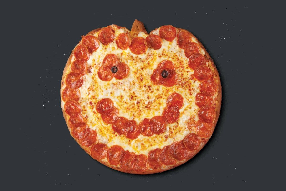 Jack-O-Lantern Pizza