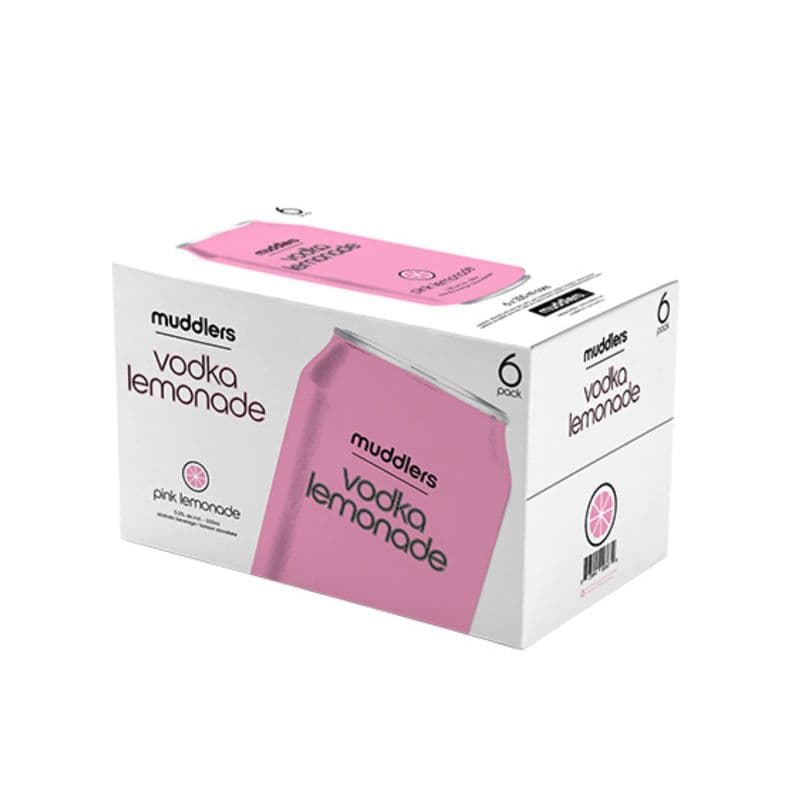 Muddlers Vodka Pink Lemonade 6 CAN (6 x 355 ml)