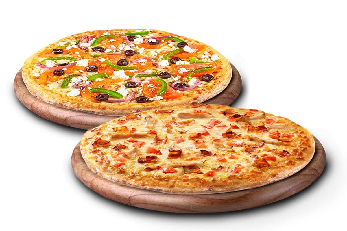 2 x 16" Specialty Pizzas