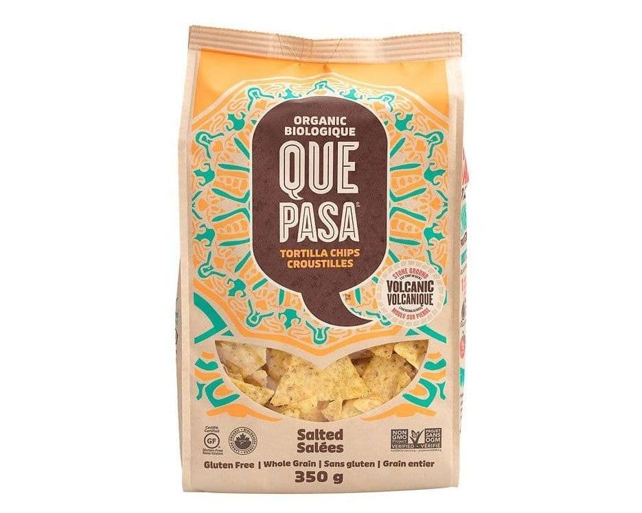 Que Pasa Organic Tortilla Chips Salted (Each 350 gm)
