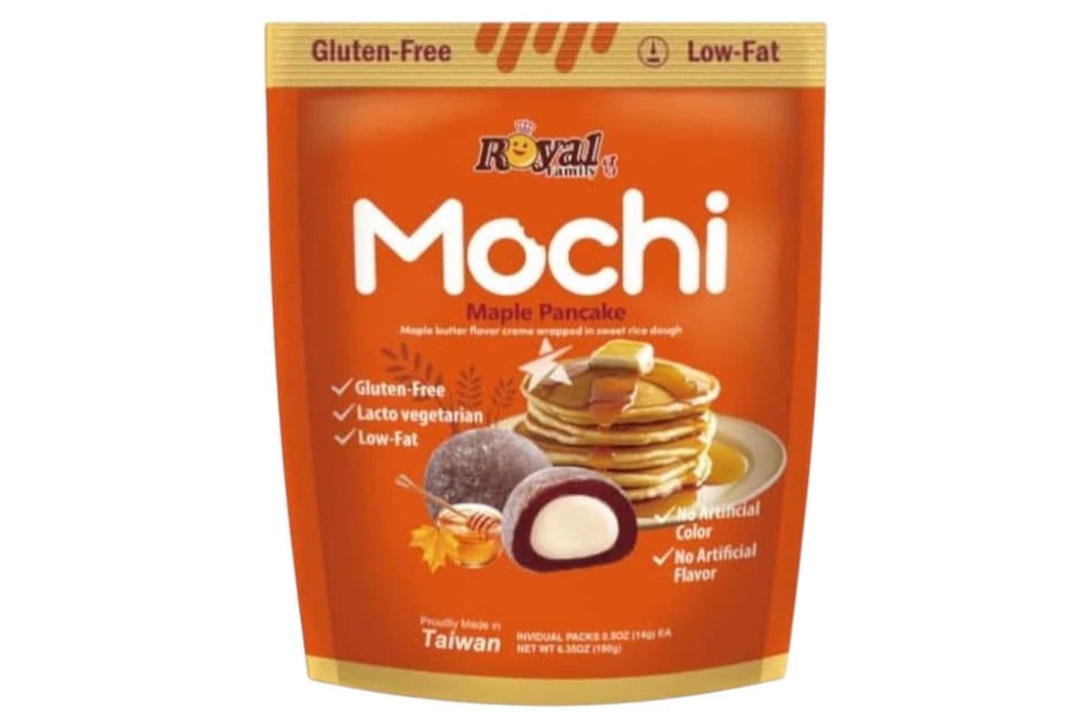 Royal Family Mochi, Maple Pancake Flavor Taiwan (180g) (55 Cal)