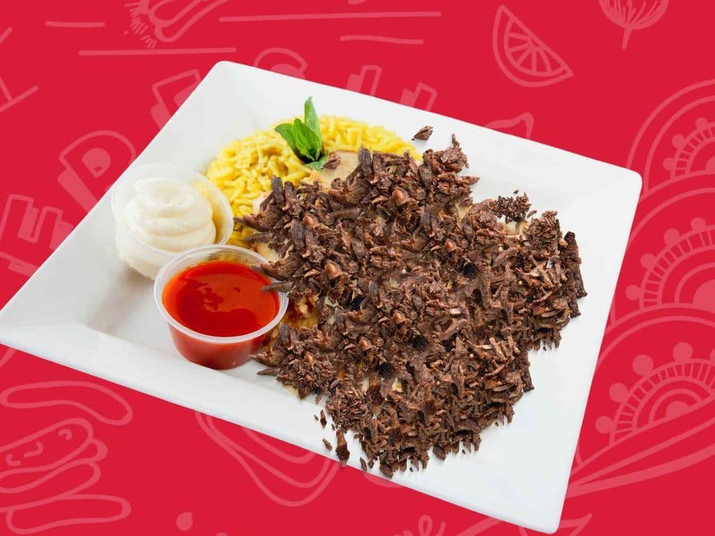 M Beef Shawerma on Rice