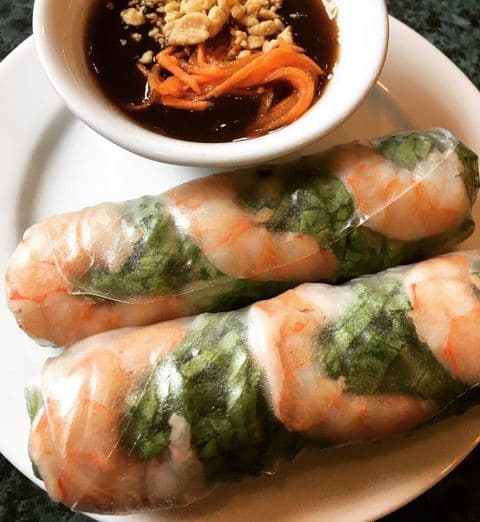 5. Fresh Rolls with Shrimp and Pork (2 pcs)