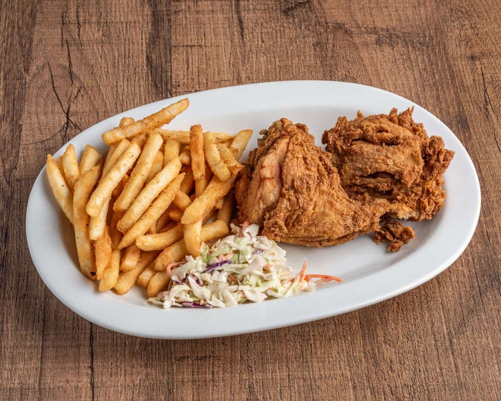 2pc Karachi Broast (With Fries and Cole)