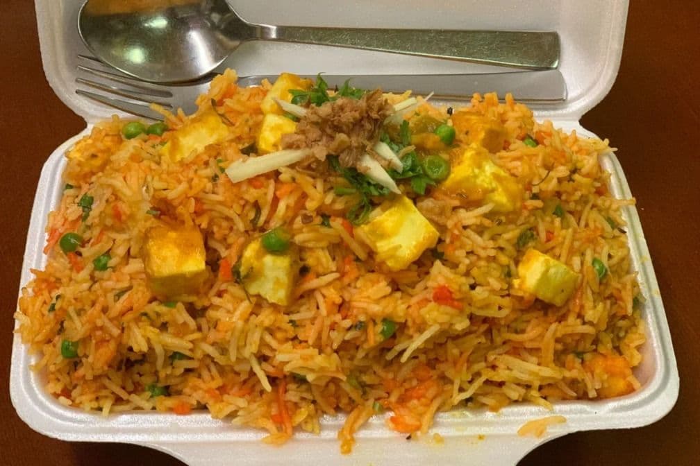 Mutter Paneer Pulao