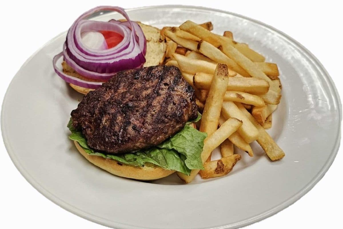 HAMBURGER & FRIES (7 oz)