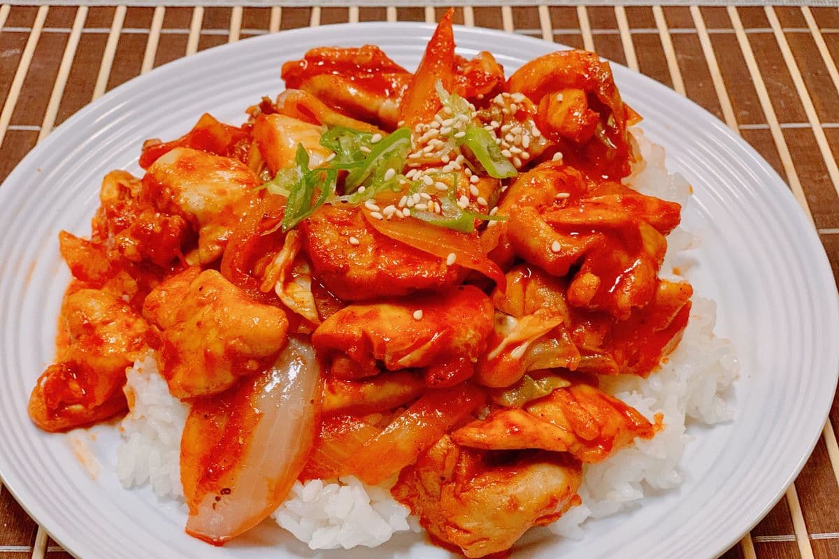 Extra spicy Dakgalbi