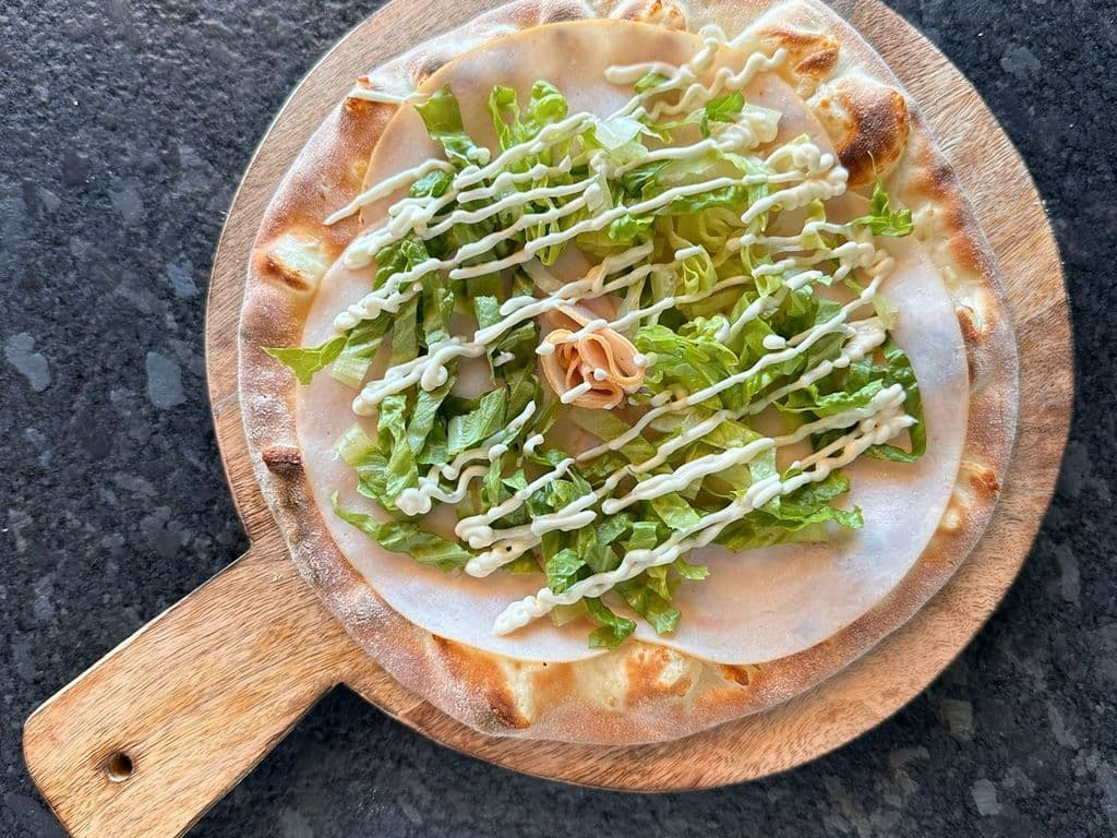 Turkey With Cheese Manakish