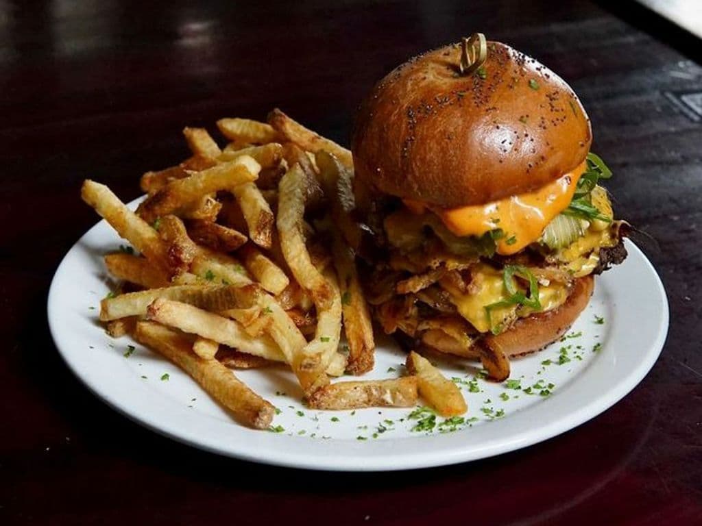 Triple Gochu Smash Burger