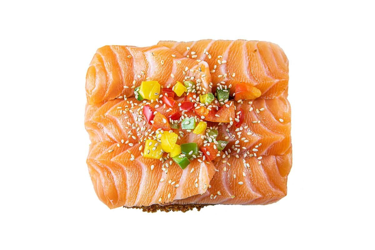 Spicy Salmon Pizza