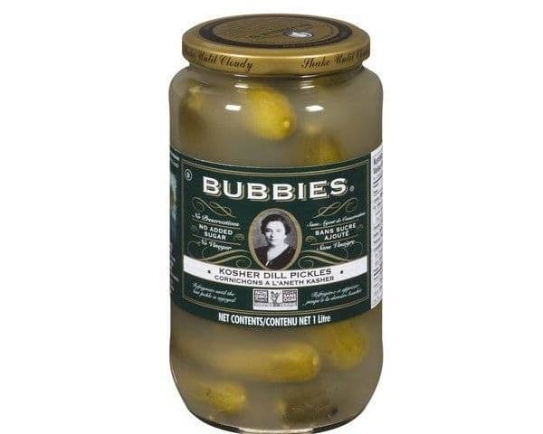 BUBBIES KOSHER PICKLES 1L