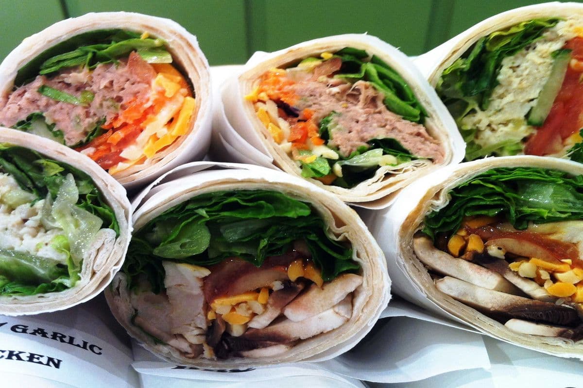 Veggie and Hummus Wrap