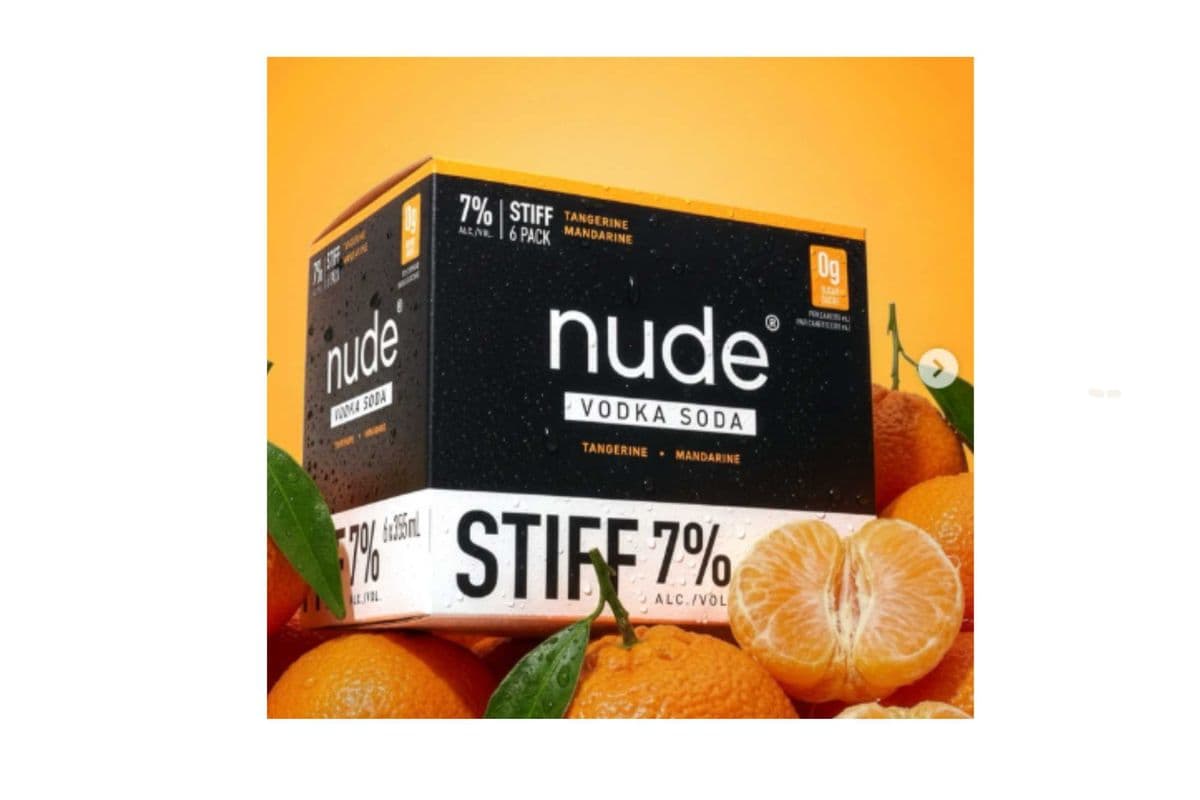 Nude Stiff 7% Tangerine Mandarine (6 Cans) (1 x 6x355ML)