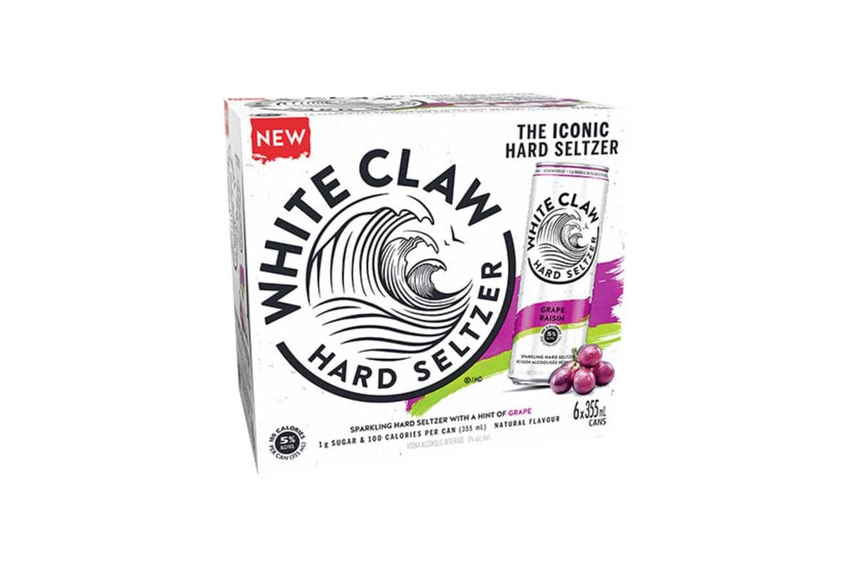 White claw Grape (6 x 355ml Cans)