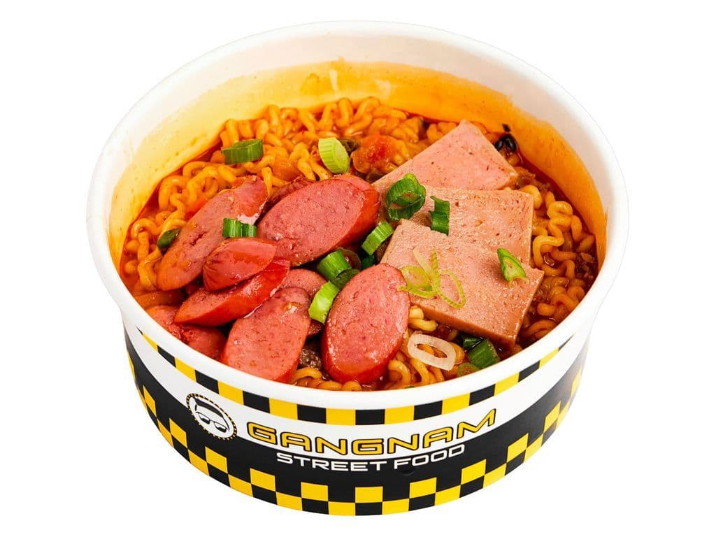Ham and Sausage Ramen 햄앤쏘세지 라면