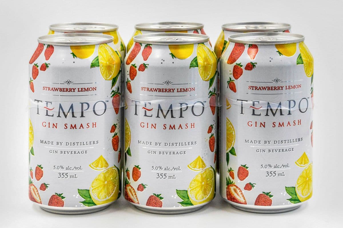Tempo Gin Smash Strawberry Lemon (6 x 355ml Cans)