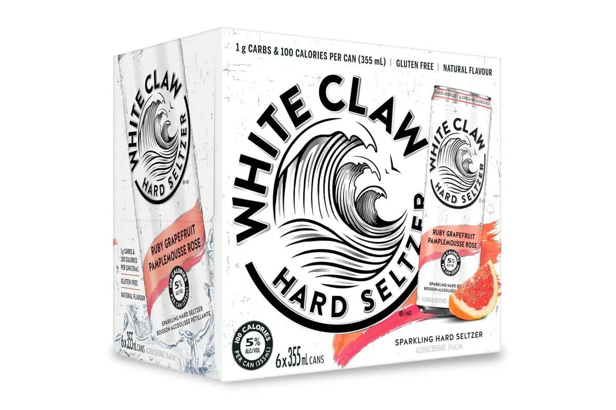 White Claw Ruby Grapefruit (6 x 355 ml Cans)