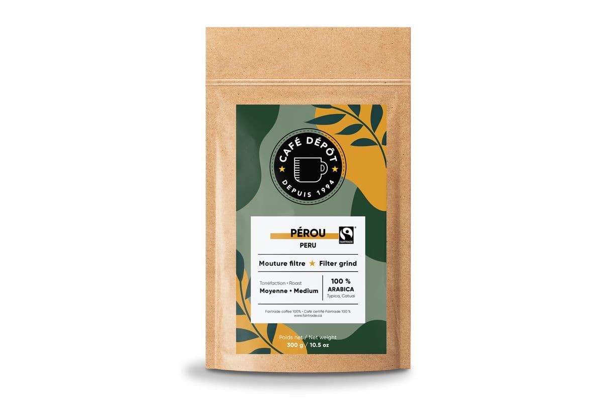Café mélange d'origine Pérou / Peruvian Coffee Blend (300 g)