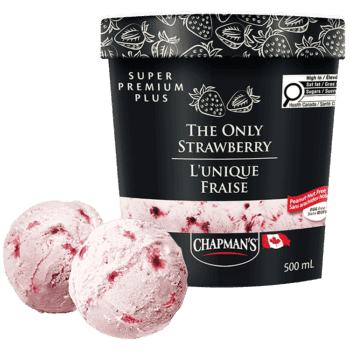 Chapman's Super Premium Créme Glacée L'Unique Frais 500ml/ Chapman's Super Premium Ice Cream The Only Strawberry500ml