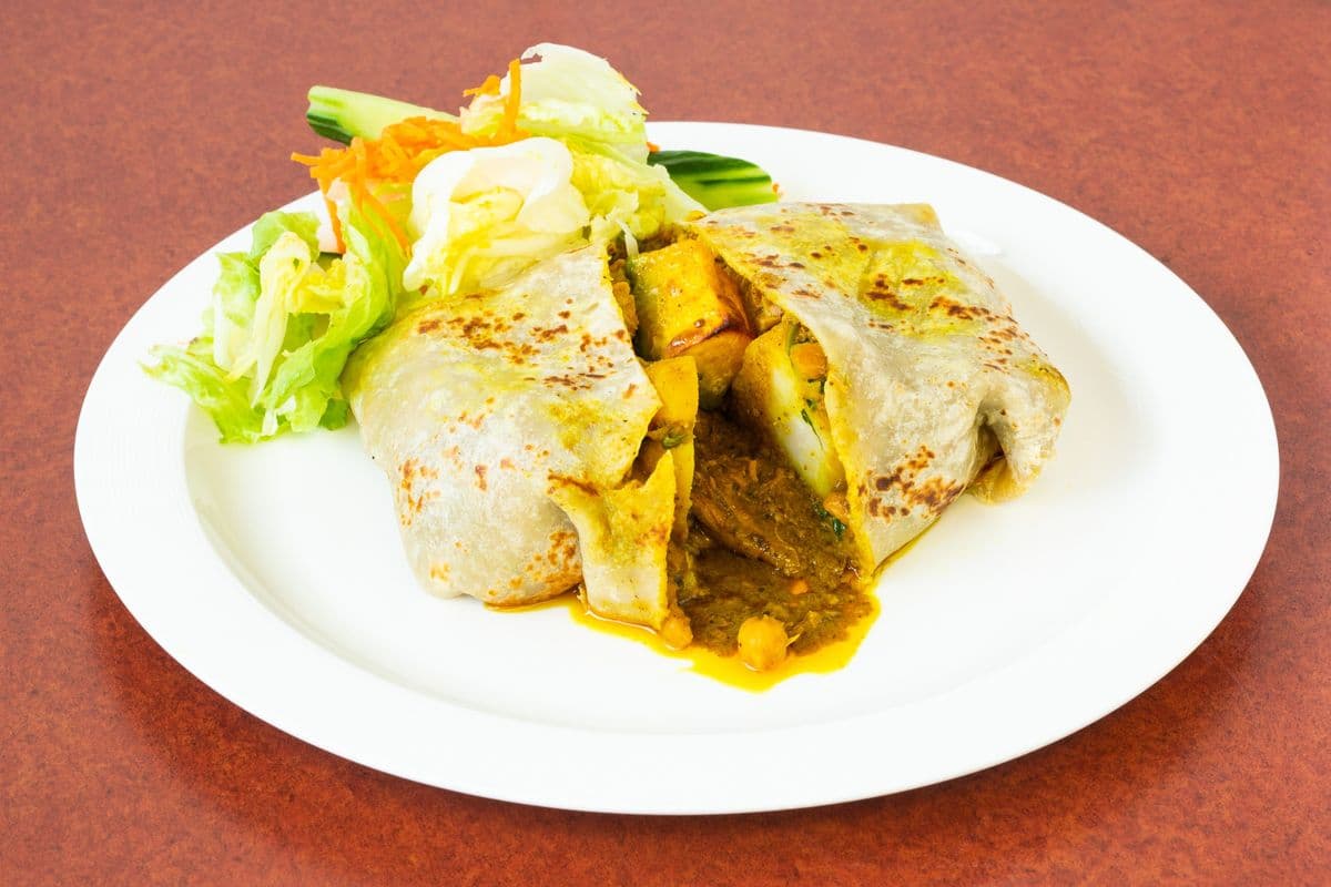 Jerk Chicken Roti