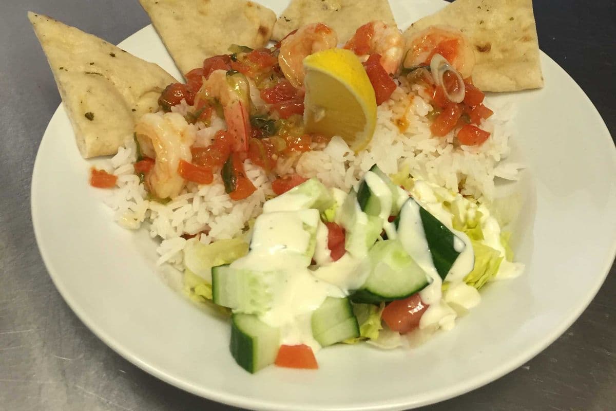 Garlic Shrimp with Rice