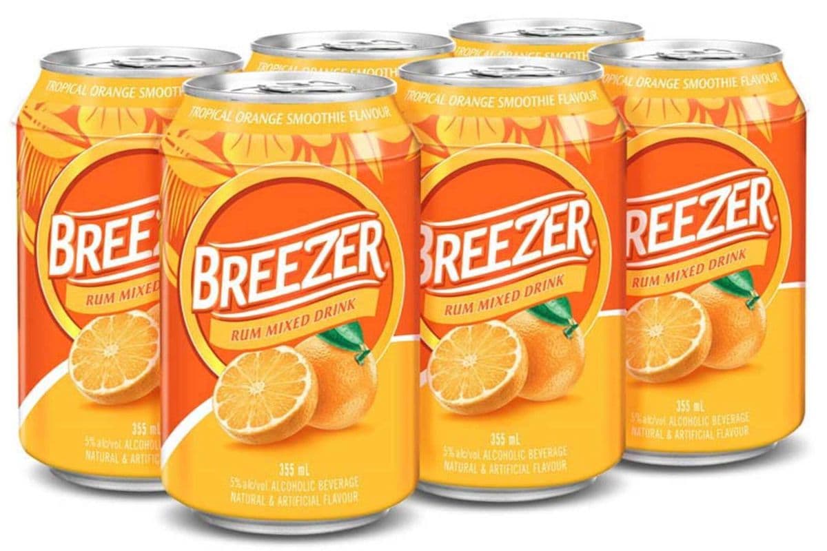 Breezer Tropical Orange 6X355ML (6 x 355ml)