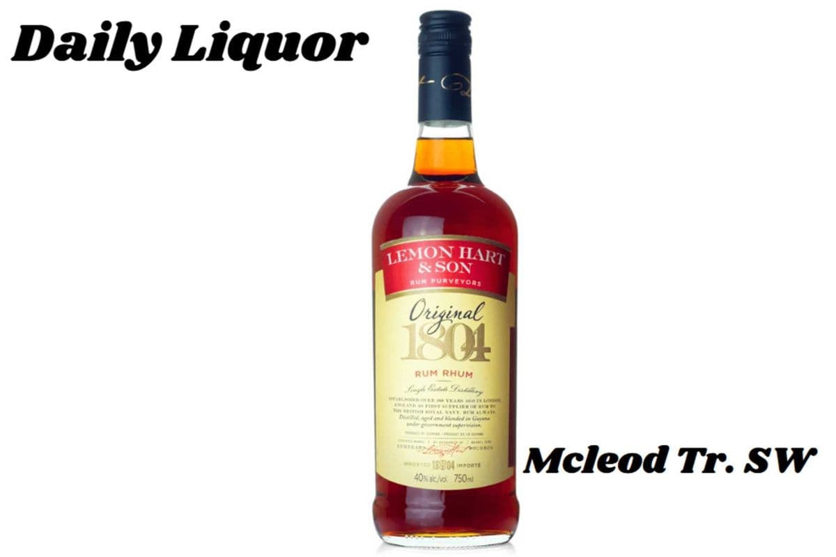 LEMON HART RUM 750ML (1 x 750ML)