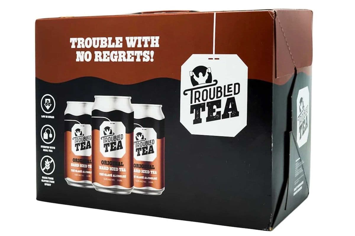 TROUBLED TEA HARD ICED TEA 12 CANS (12 x 355 ML)