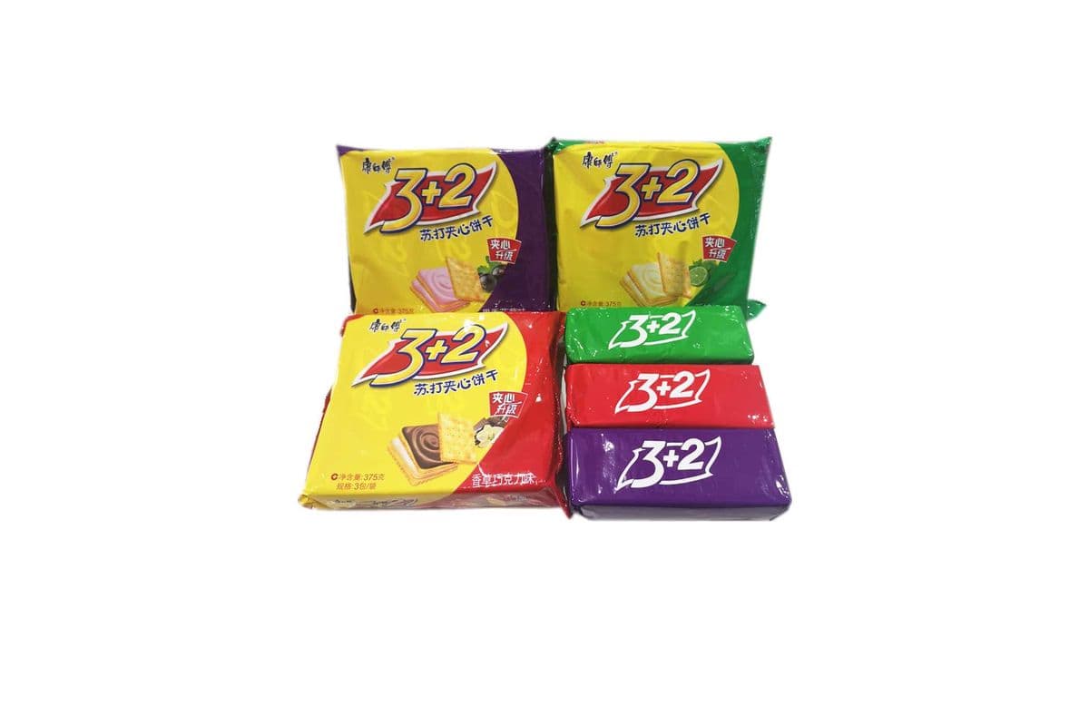 Ksf 3+2 Soda Biscuit Series（康师傅 3+2 苏打饼干系列）
