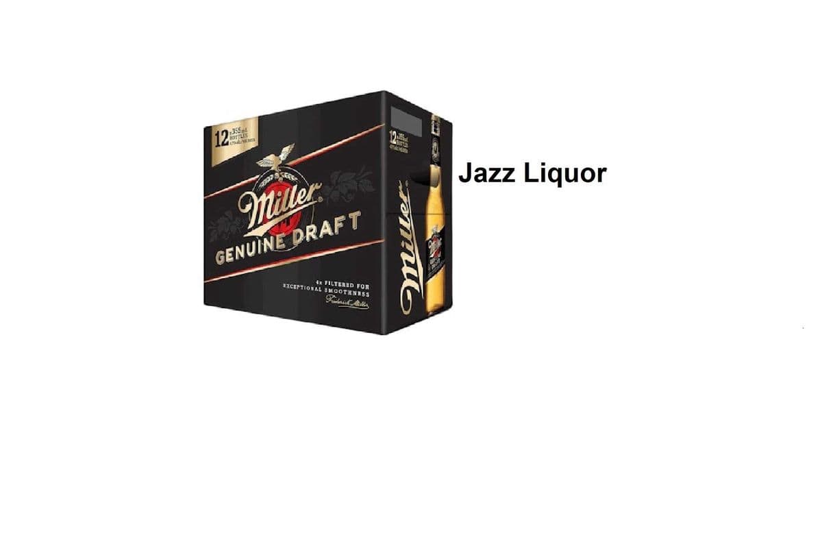 MILLER GENUINE DRAFT 12 BOTTLES (1 x 12x355ML)