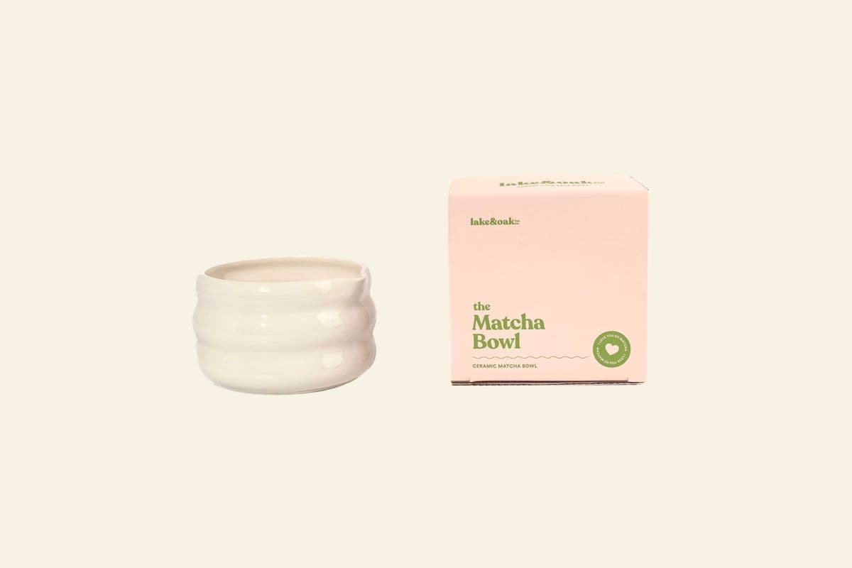 Lake & Oak: Matcha Bowl-Cream