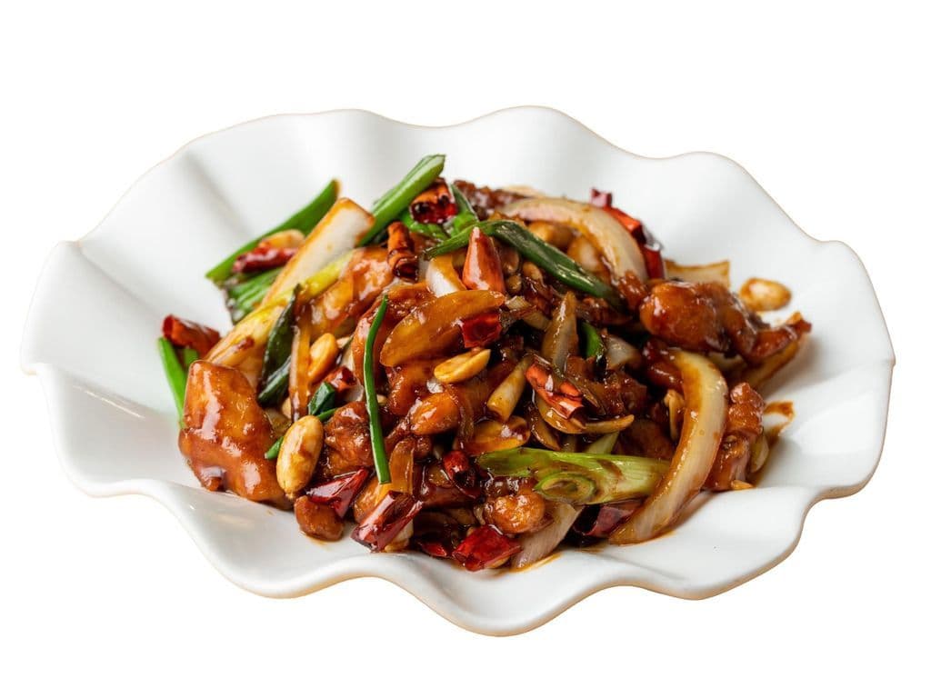 Kung-Pao chicken/Beef/Shrimp combo（宮保雞/牛/蝦套餐）
