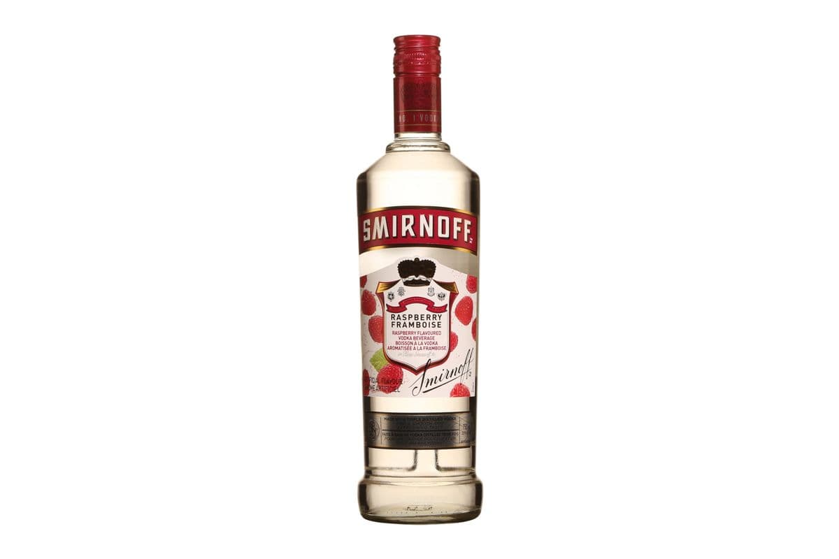 Smirnoff Raspberry Vodka (750 ml Bottle) (1 x 750ML)
