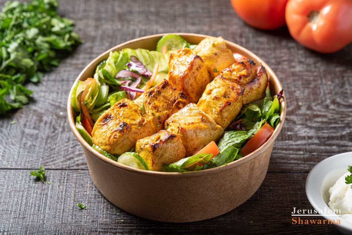 Shish Tawouk Salad Bowl