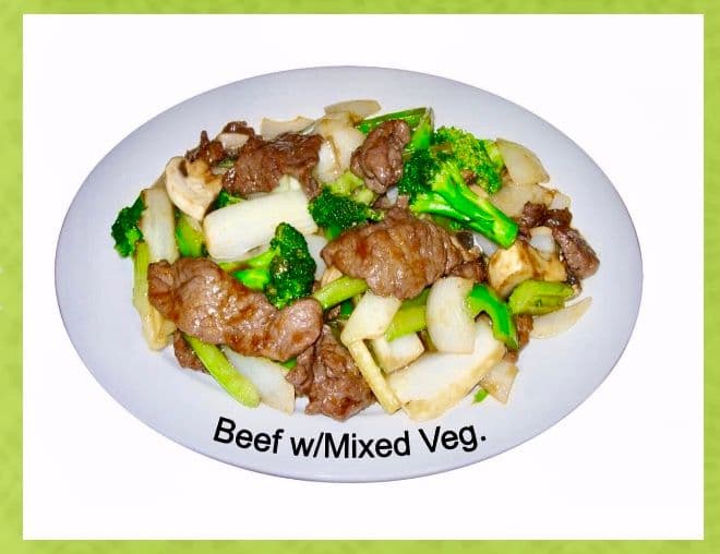 78. Beef with Mixed Vegetable