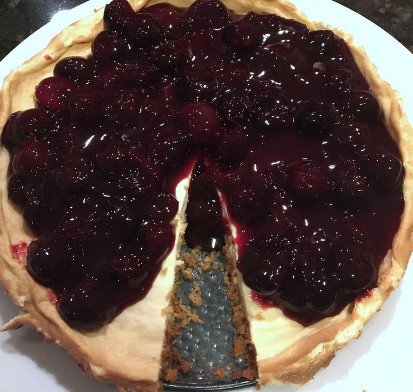Blueberry New York Cheesecake (V) (GF)