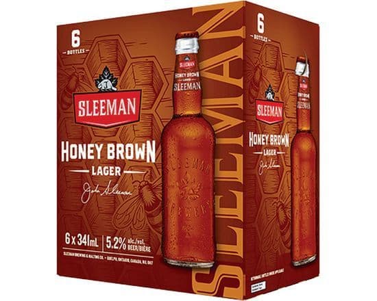Sleeman Brewing Honey Brown, 6 x 341 ml
