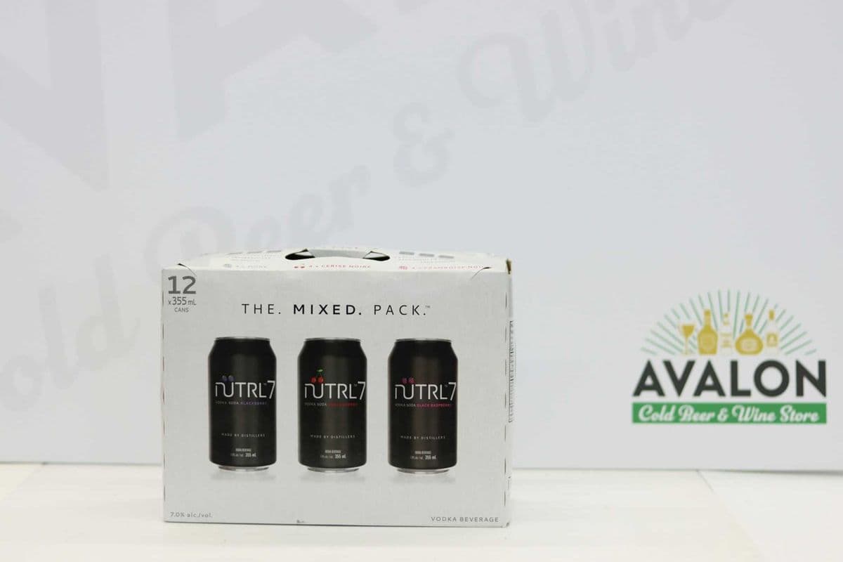 Nutrl Vodka Soda 7% Mixer Pack (12 x 355ml)