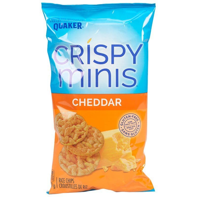 Quaker Croustilles Minis Cheddar 100g/ Quaker Cheese Crispy Minis 100g