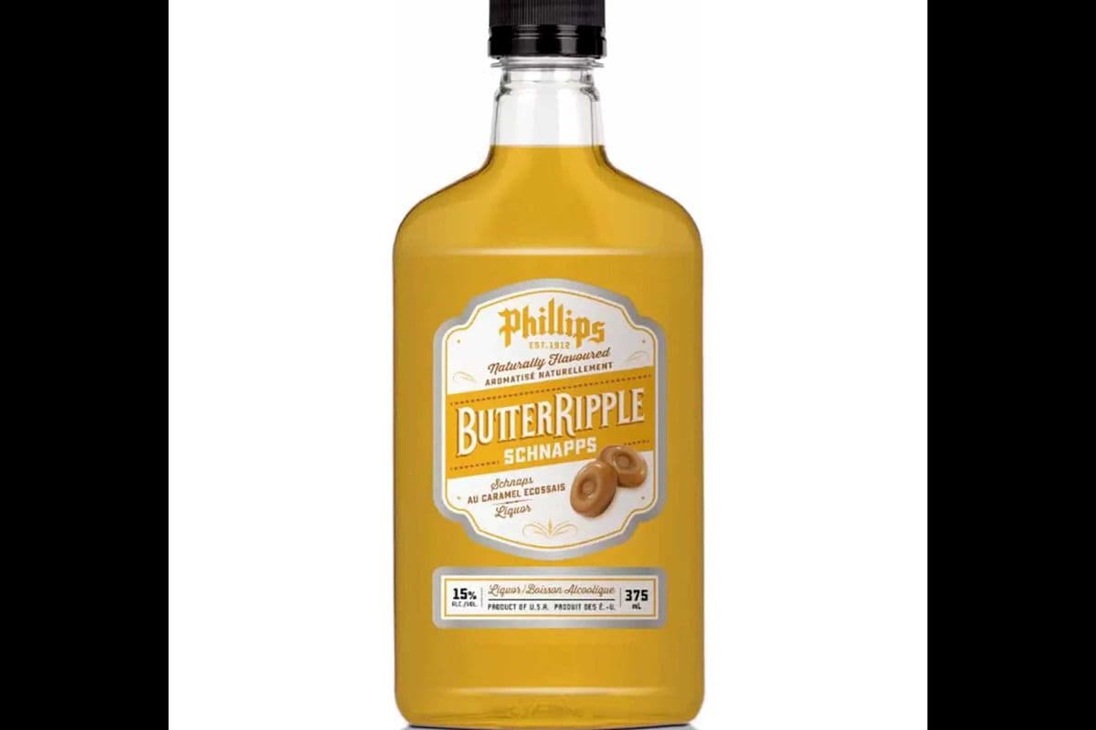 PHILLIPS BUTTER RIPPLE SCHNAPPS (1 x 375 ML) (1 x 375ML)