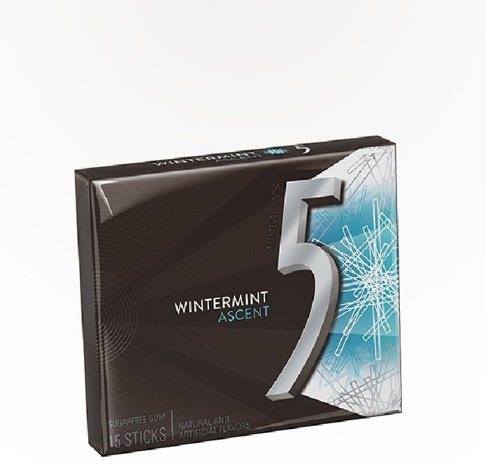 5 Gum Wintermint Ascent (15 Sticks - Sugar Free)