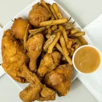 Hungry Man Dinner with Chicken Strips