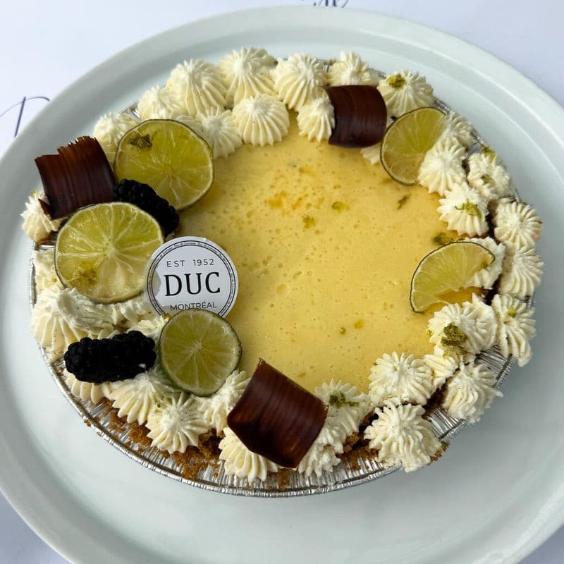 Tarte à la lime / Key Lime pie