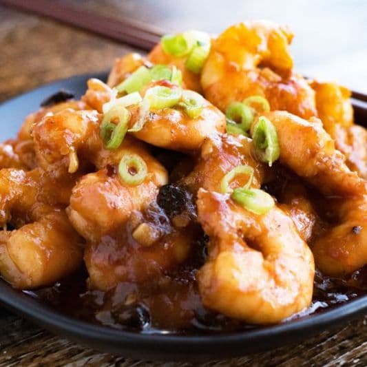 G10. Szechuan Dry Braised Prawns