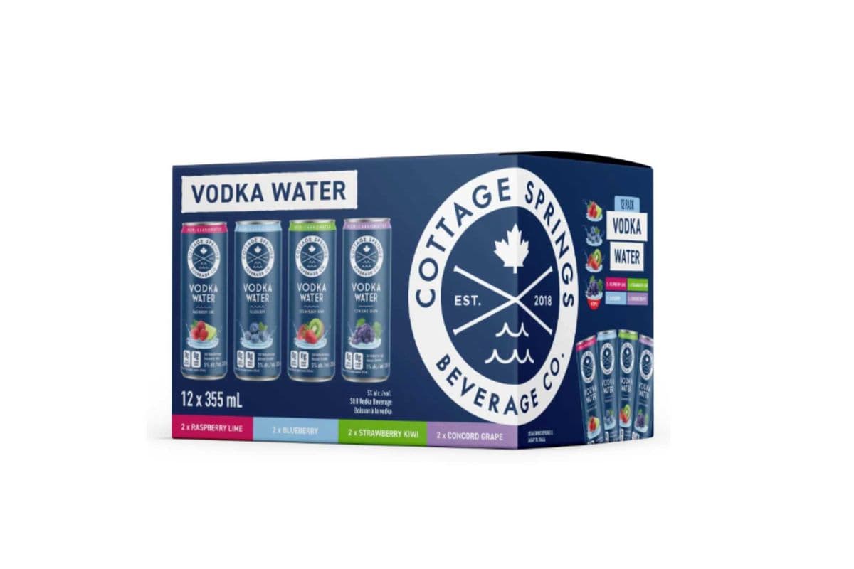 Cottage Springs Vodka Water Mixed (12 x 355ml)