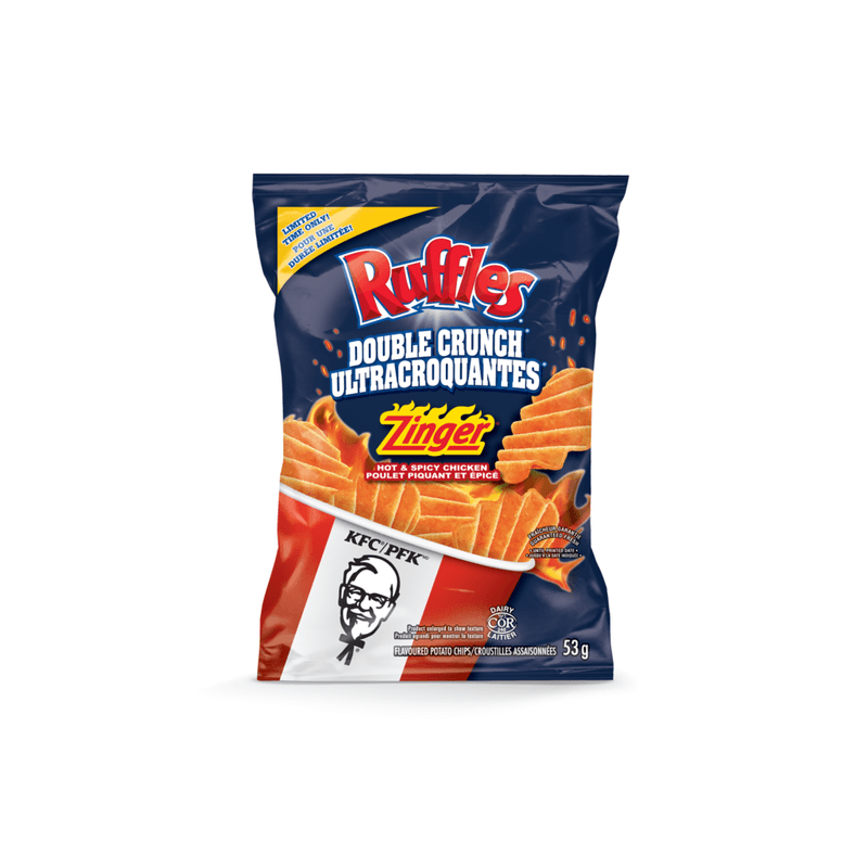 Double Crunch Zinger Ruffles - USA (53g)